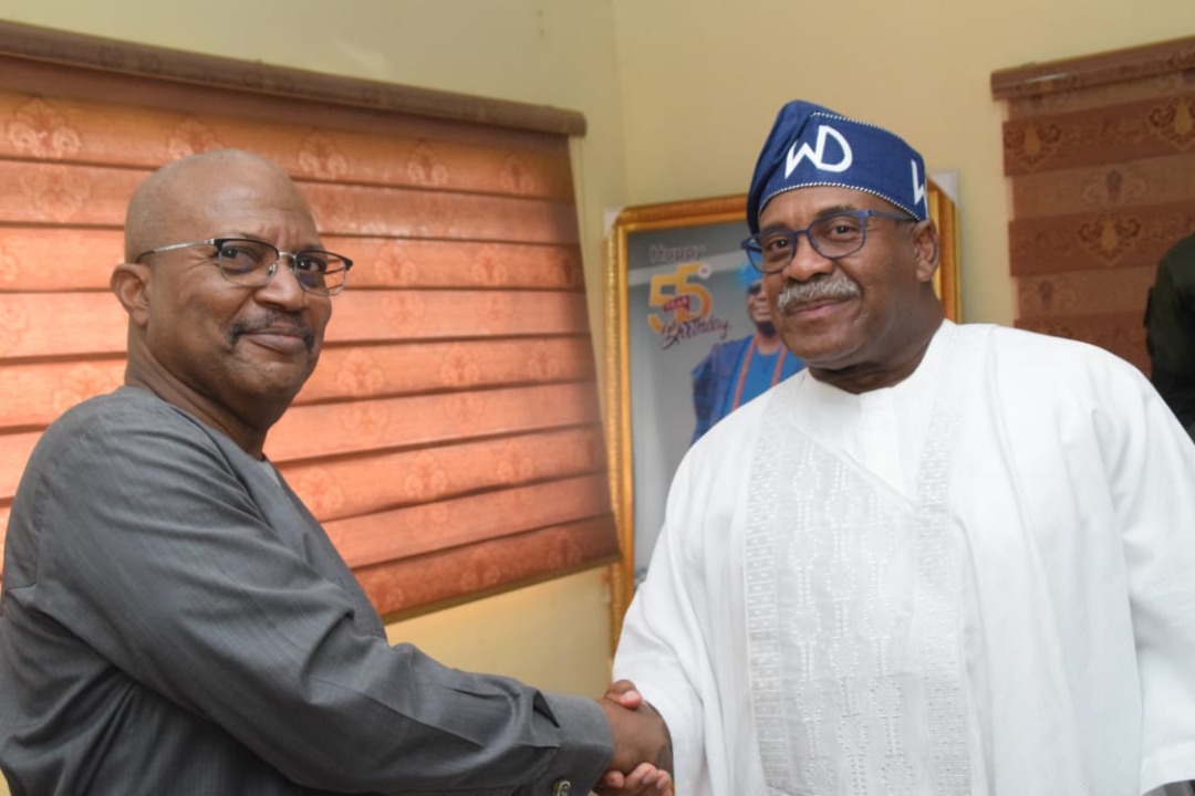 With His Excellency, Wendell DeLandro at the conferrment on the latter of an Honouary Chieftancy of the Ilara Kingdom, Lagos, Nigeria